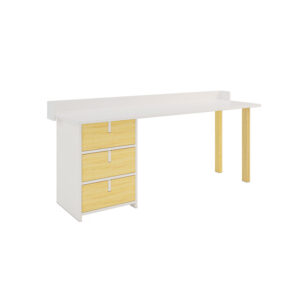 exemple d'un bureau avec caisson