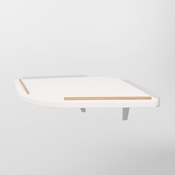 Étagère angle pour lit mezzanine