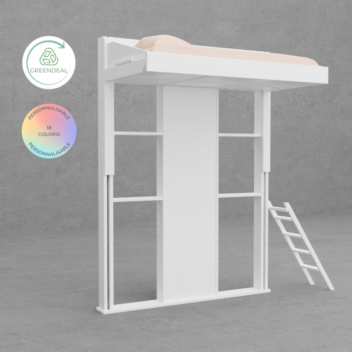 Lit plateau mobile Parallèle 90x190
