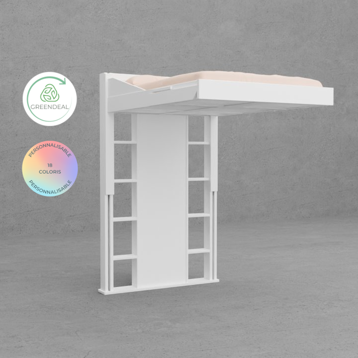 Lit plateau mobile Perpendiculaire 140x200
