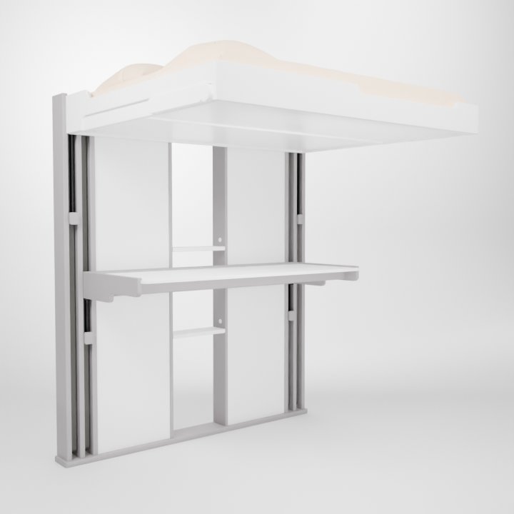 Lit escamotable 3-en-1