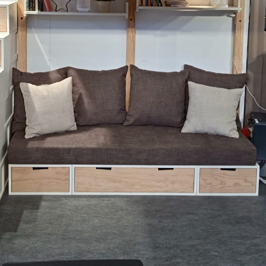 Modèle d'exposition banquette Brick