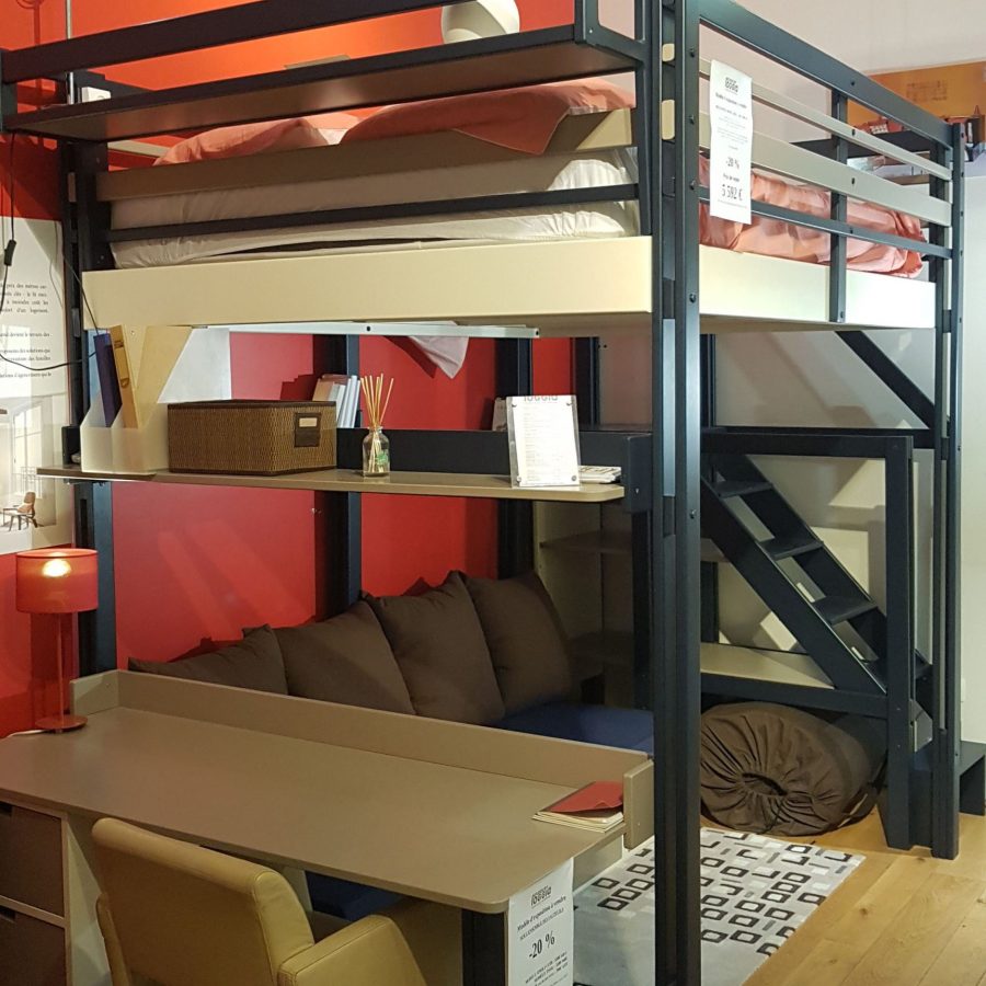 Modèle d'exposition mezzanine modulable
