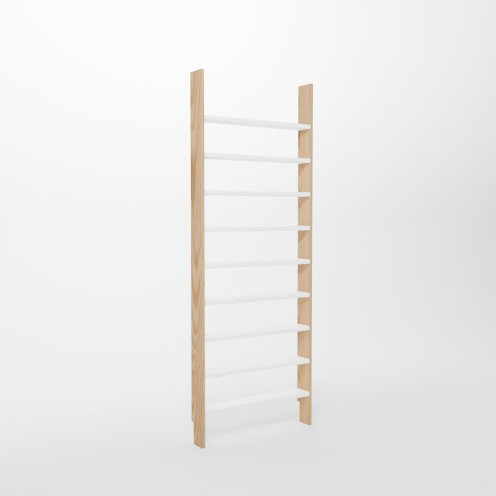 Image de variation de couleurs personnalisables de l'étagère bibliothèque Manga conçue pour une mangathèque parfaite.