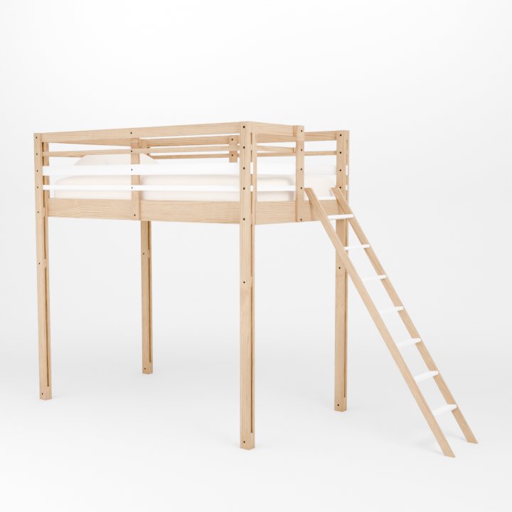 Image de variation de couleur du Lit mezzanine Modulable accès échelle