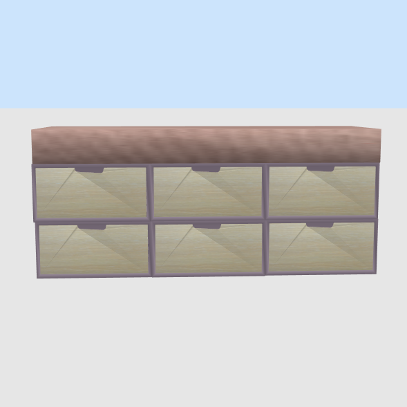 Modèle d'exposition buffet Brick 