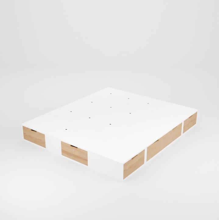 Lit Podium configuration centrée 160 cm