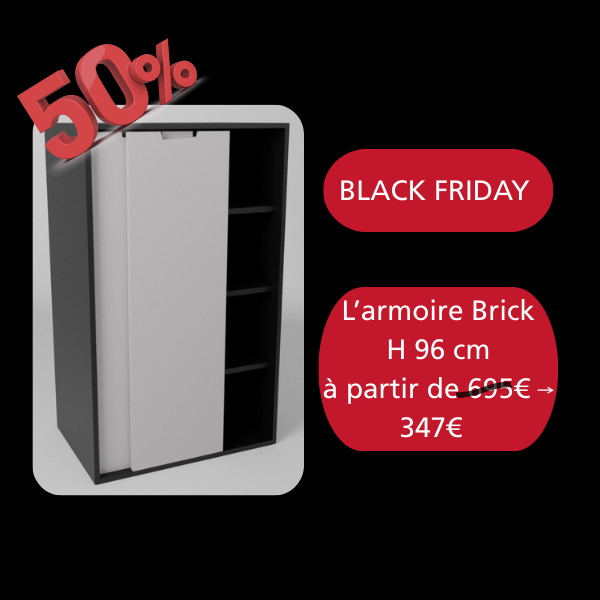 Étagère gain de place design Brick  en promotion pour le Black Friday