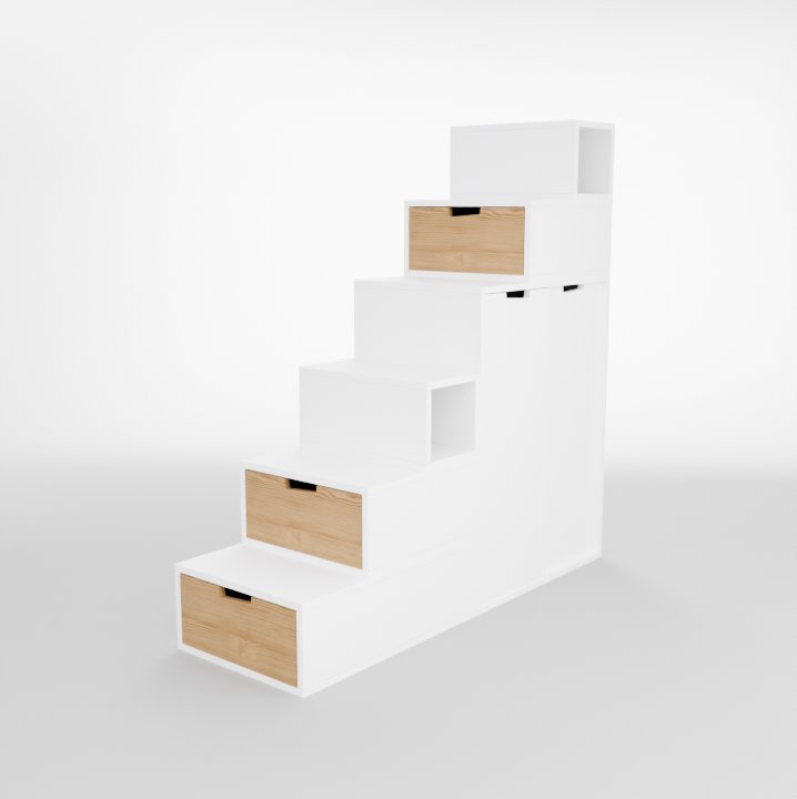 Escalier Brick avec Armoire intégrée