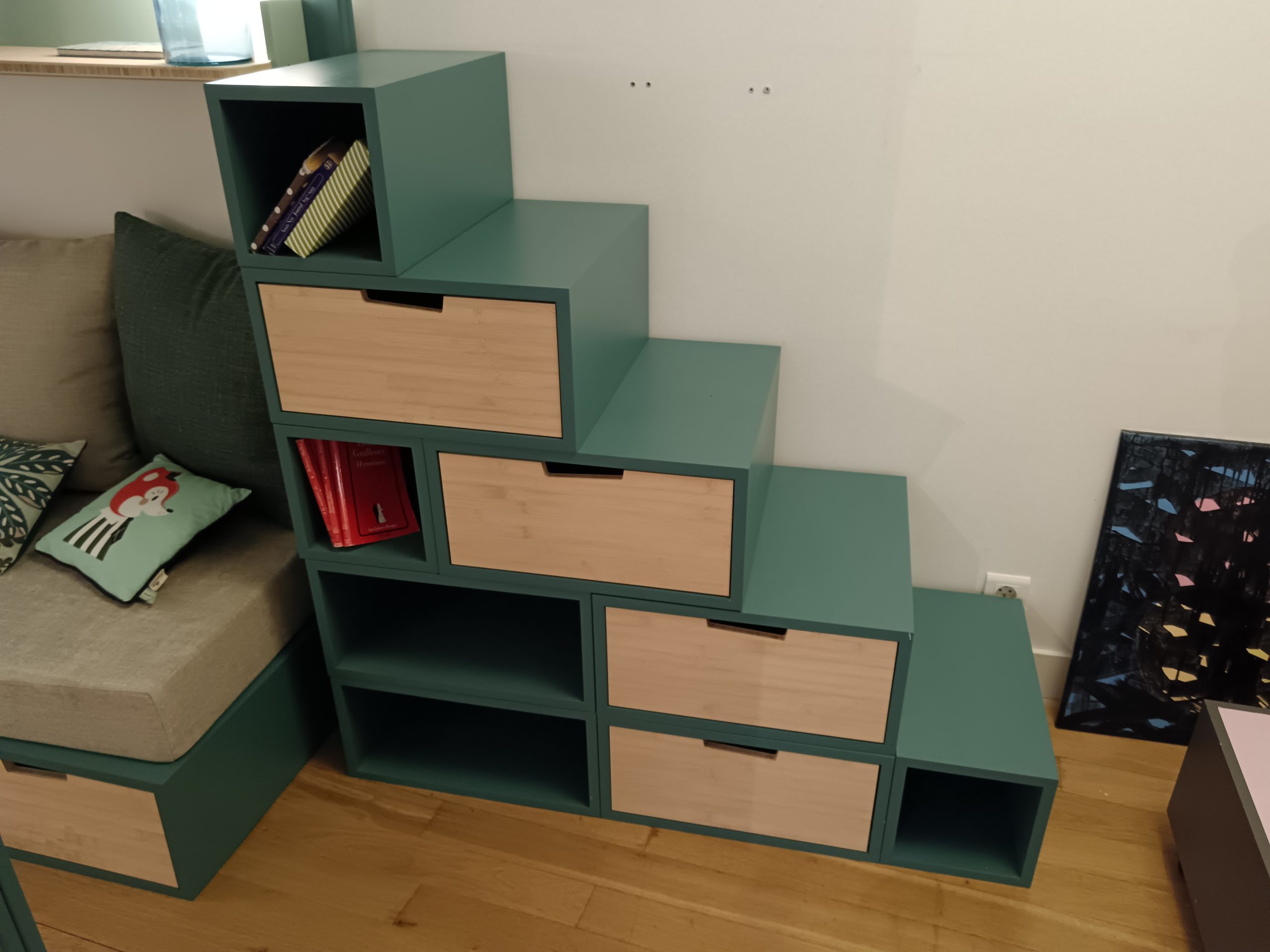 Loggia stock Bac - Escalier Bricks