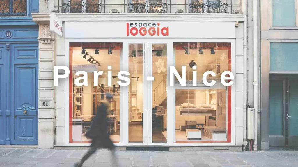 Retrouvez nos boutiques Espace Loggia à Nice et à Paris